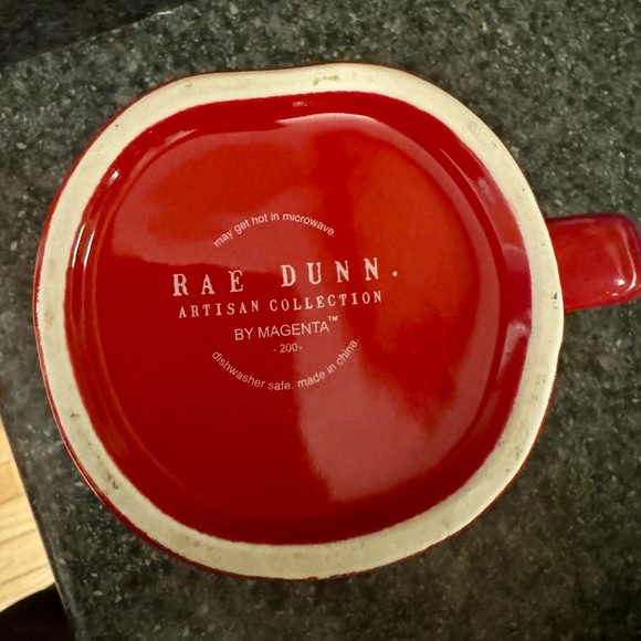 Rae Dunn by Magenta red Santa mug - Picture 2 of 3